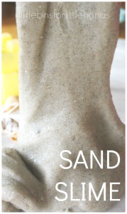 Sand Slime Sensory Recipe Starch Slime