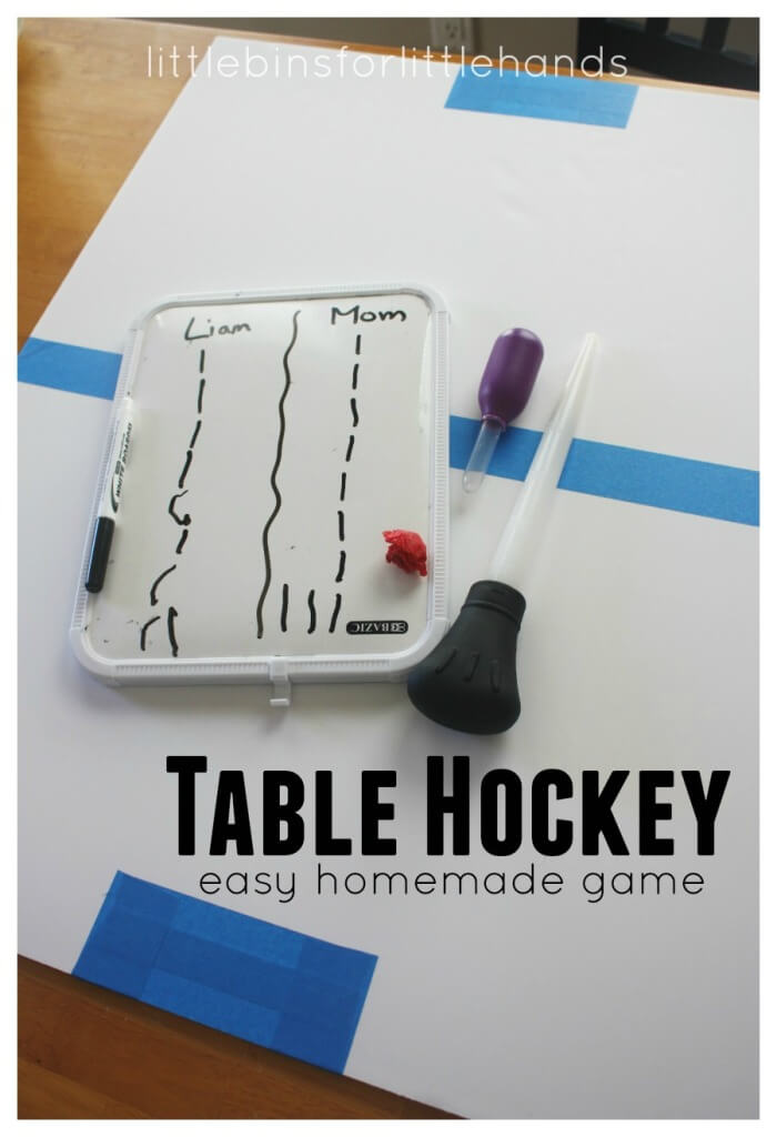 Table Hockey Homemade Game Scoreboard Eye Droppers