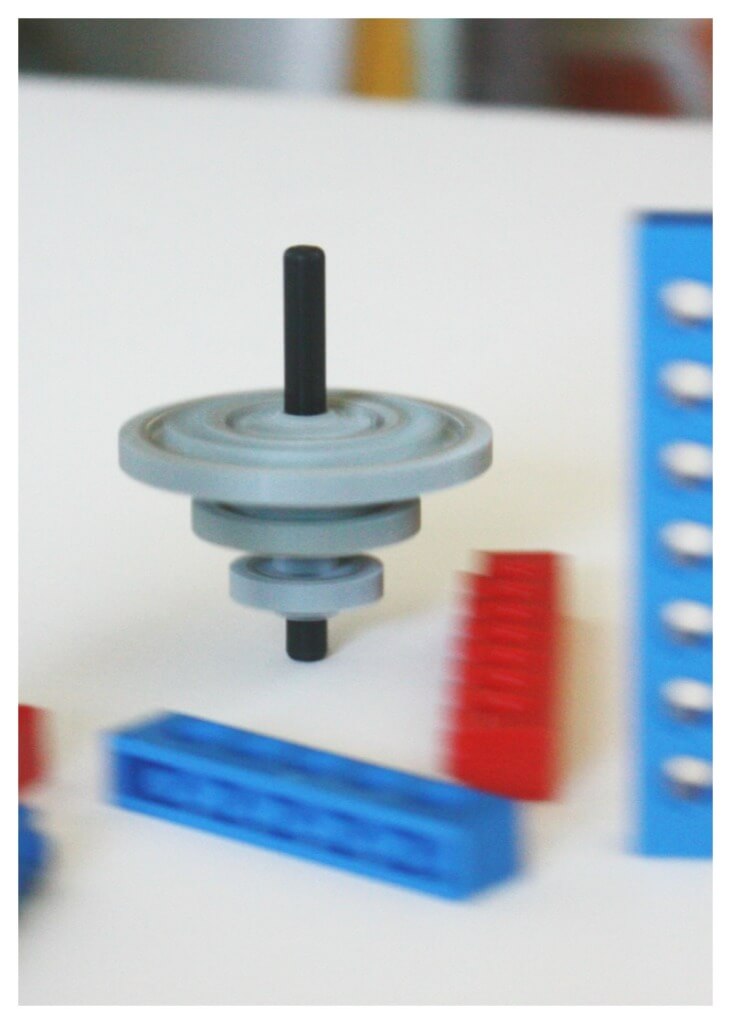 Lego Skittles Game Technic Top Spinning