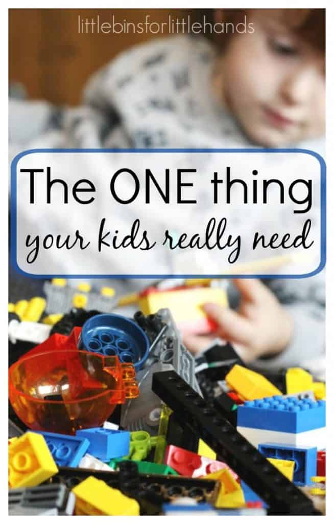 One thing your kids need