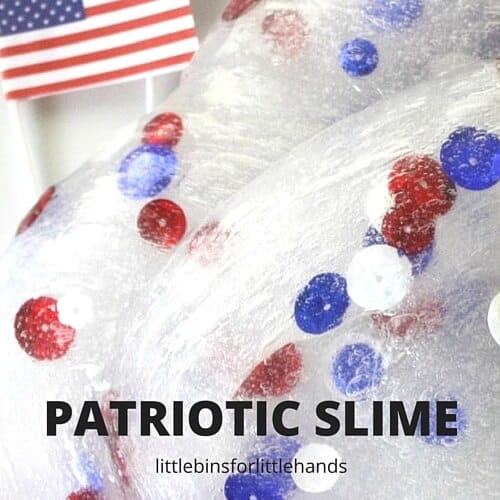 Patriotic Slime for Memorial Day Science