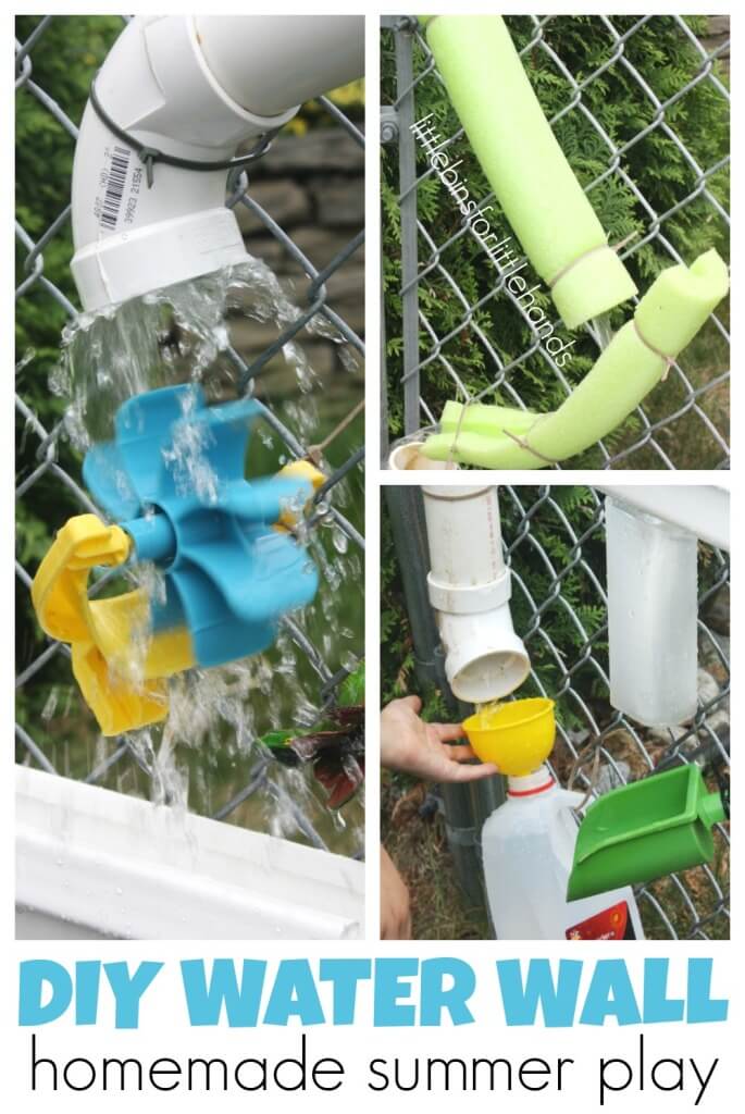 Homemade Water Wall for Kids