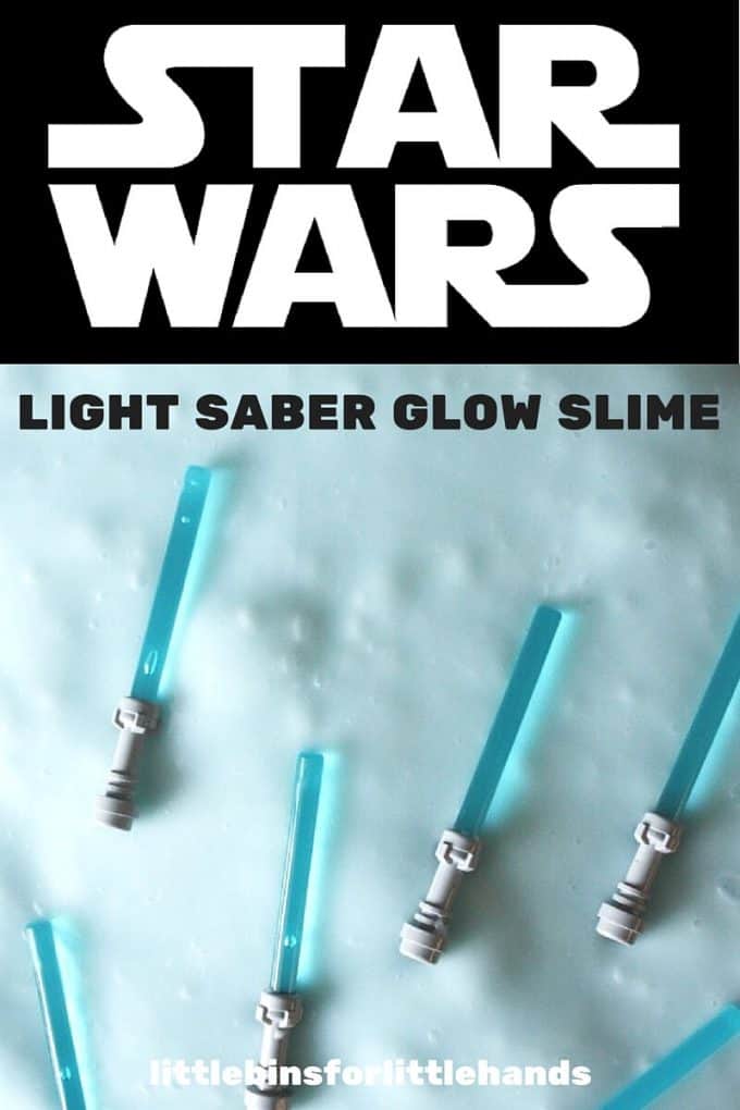 Star Wars Slime light saber Slime Glow in the dark slime science
