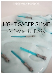 Light Saber Star Wars Activity Glow In The Dark Slime