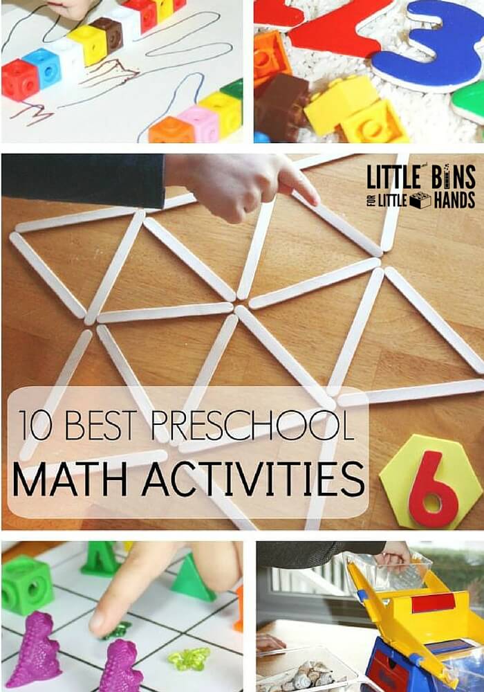 Preschool Math Activities for Back to School Early Learning