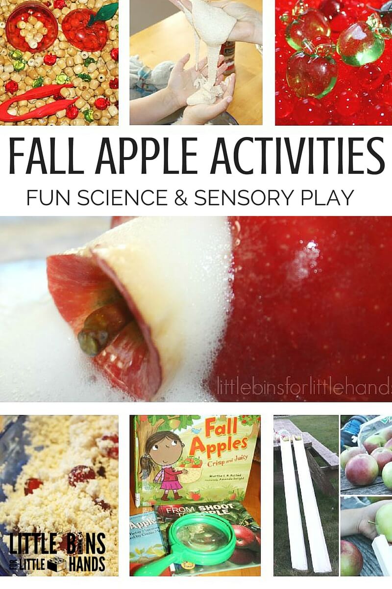 Apple Sensory Play Activities for Kids