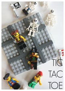LEGO Tic Tac Toe Game Pirate Activity