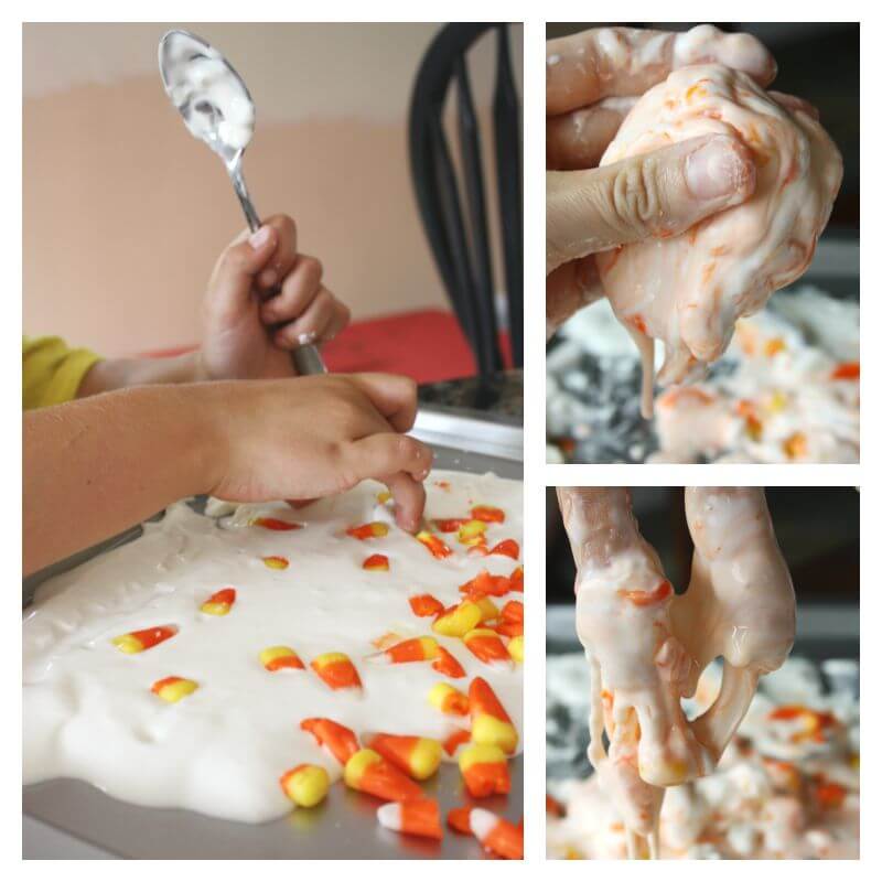 Fall Dissolving Candy Science STEM Candy Corn Activity