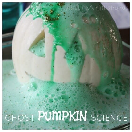 erupting Halloween science experiment