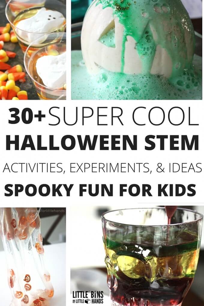 Halloween science experiments for fall STEM activities