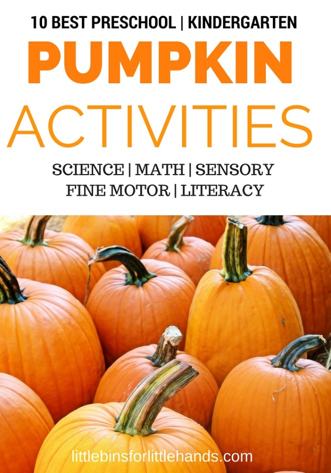 Exploding Pumpkin Volcano Science Activity - Little Bins for Little Hands