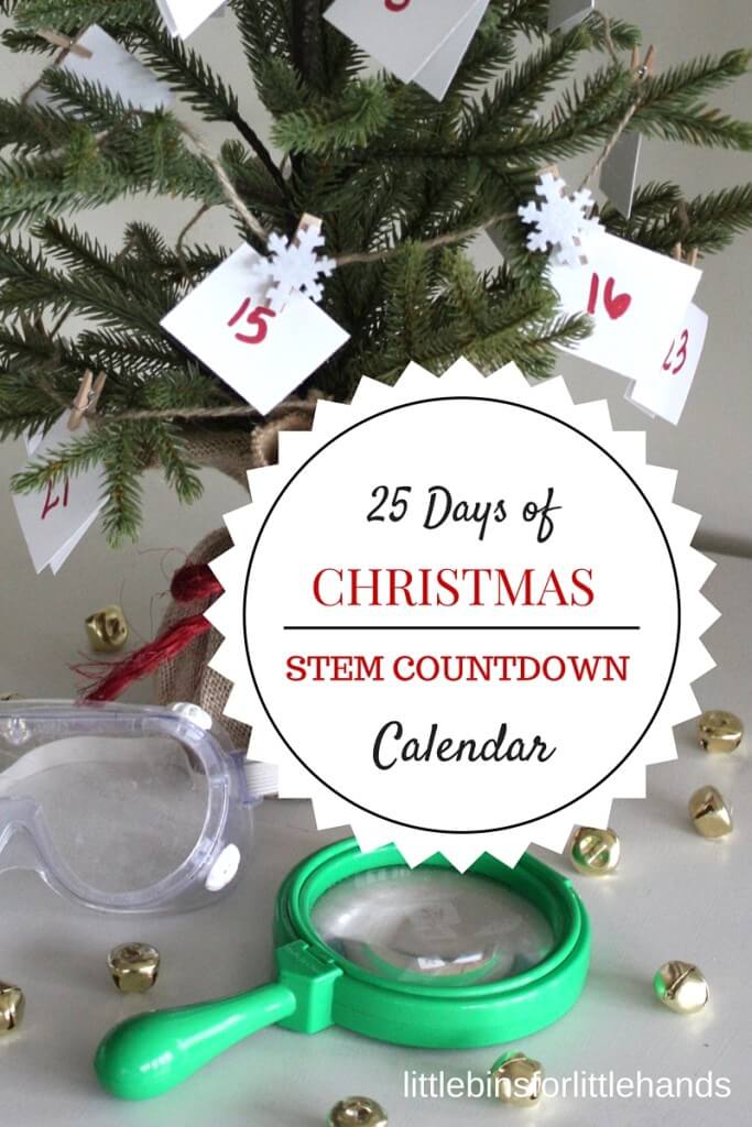 25 Days of Christmas STEM Countdown Calendar Science Advent