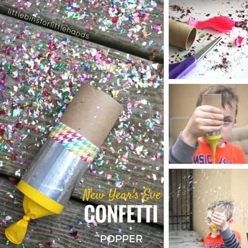 DIY Confetti Poppers For New Years