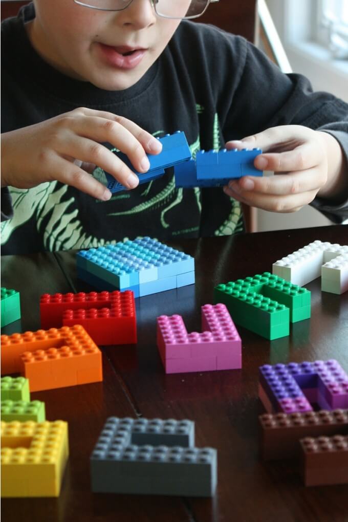 LEGO Tesselation STEAM Activity Fitting Pieces