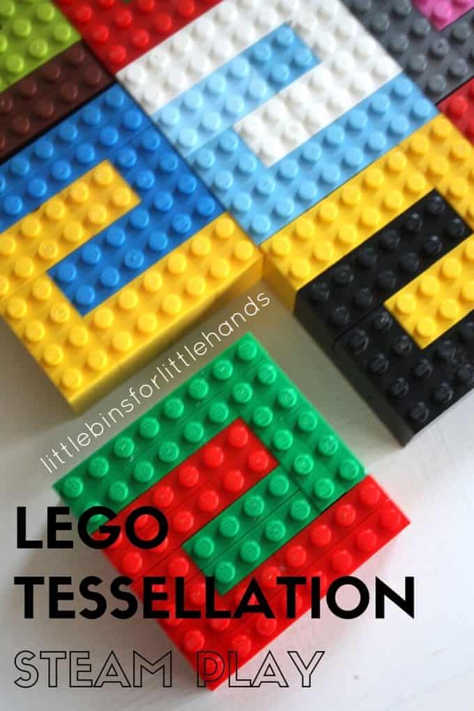 LEGO Tessellation STEAM Math Tiling Puzzle Activity