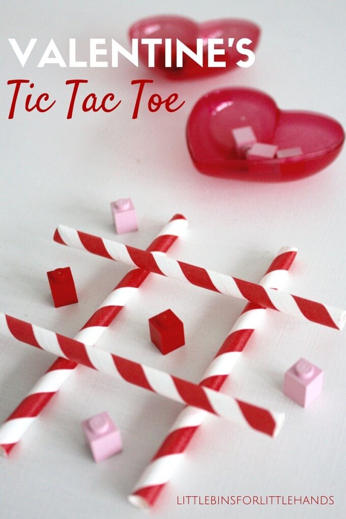DIY Homemade Valentines Tic Tac Toe Game