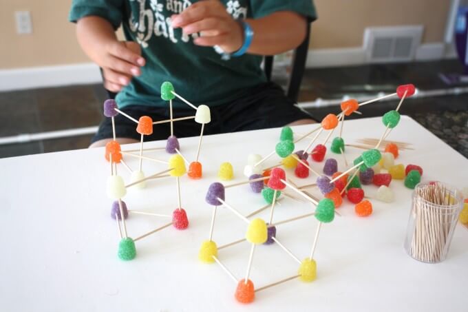 Engineering Structures with Gum Drops