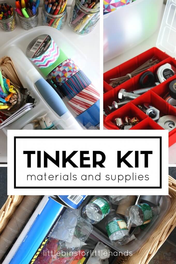 Tinker Tray and Tinker Kit Materials and Supplies