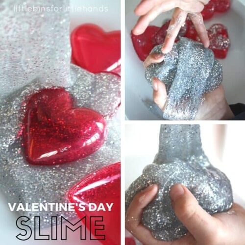 Valentine Glitter Slime