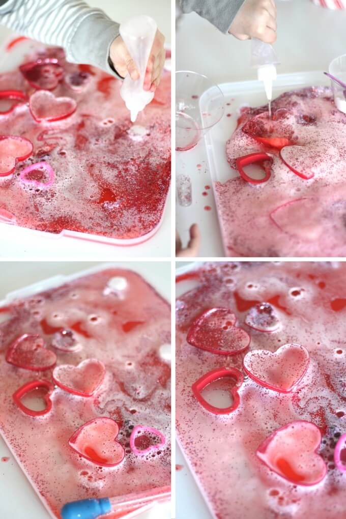 Valentines Day Potion Mixing and Baking Soda Science Activity