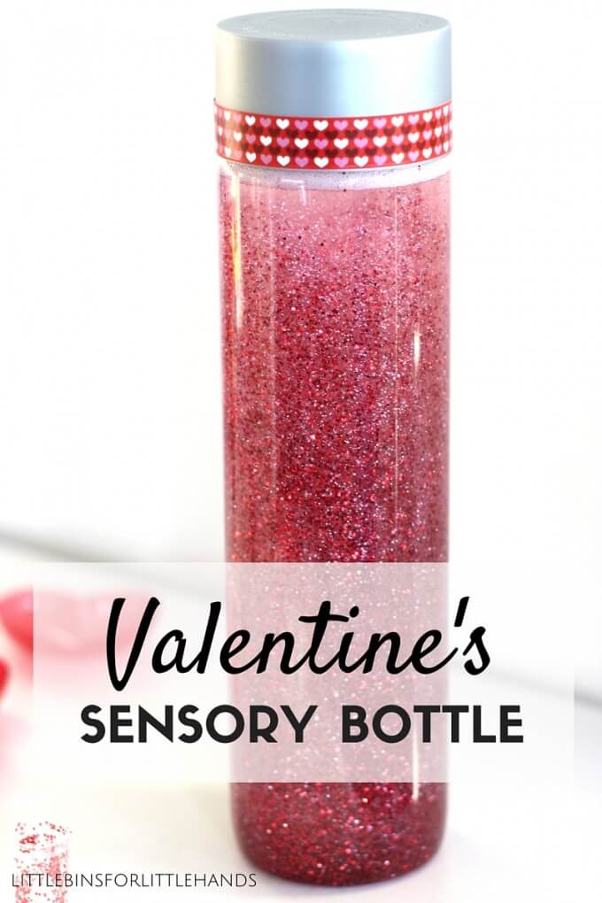 Valentines Sensory Bottle for Kids-2