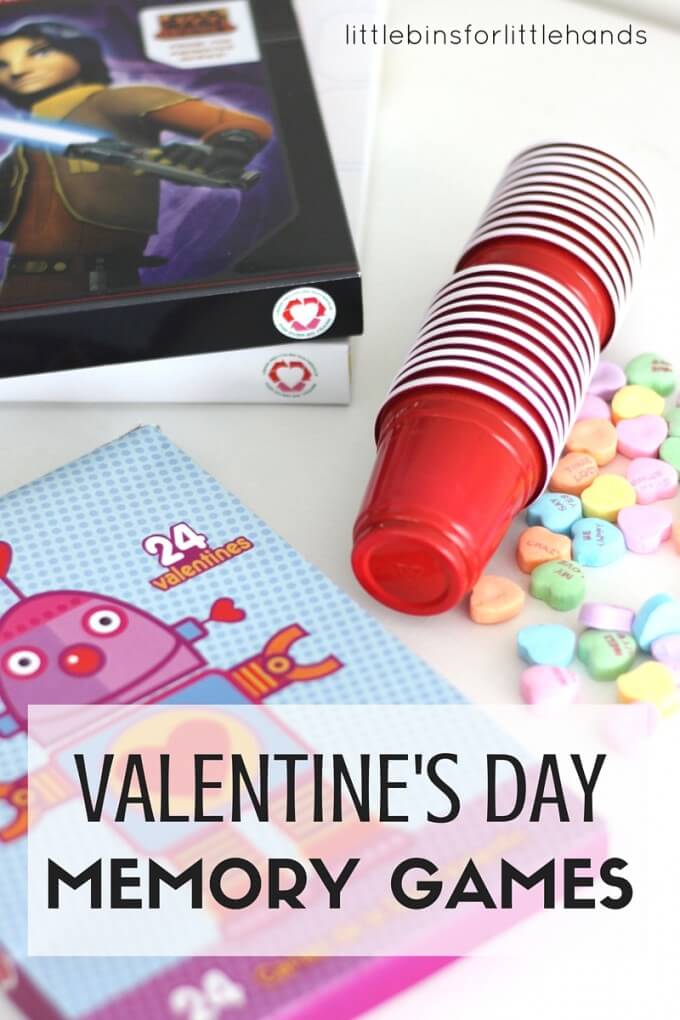 Valentines Day Memory Games and Easy Matching Activities for Kids