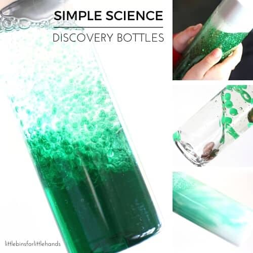 St Patrick’s Day Science Discovery Bottles