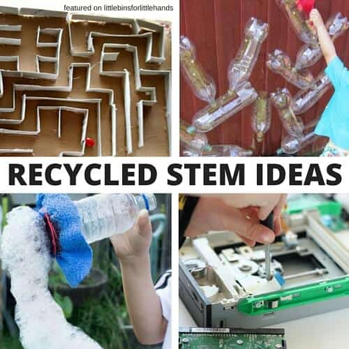 Recycled STEM Activities and STEM Challenges for Kids