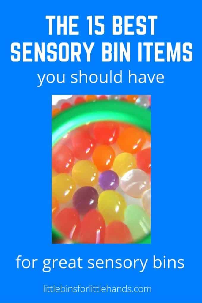 Best Sensory Bin Items for Making Sensory Bins