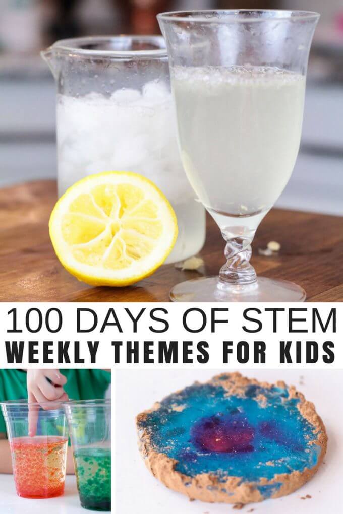 Edible science experiments for kids.