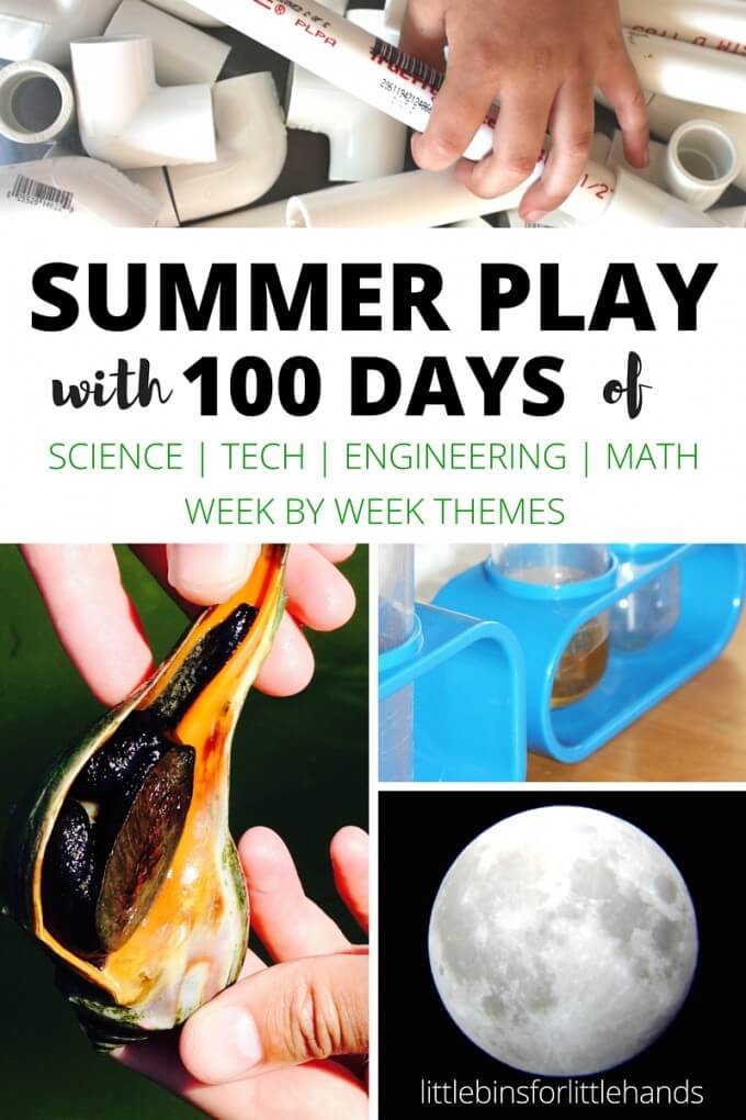 100 Days of Summer STEM Activities and Science Experiments for Kids
