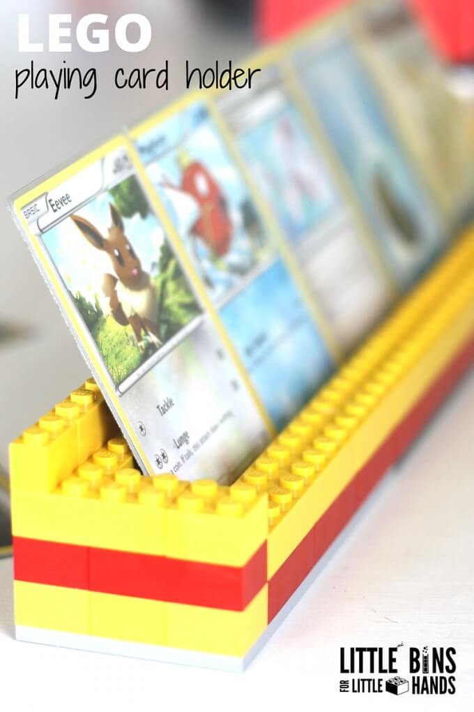 LEGO playing card holders for kids card games