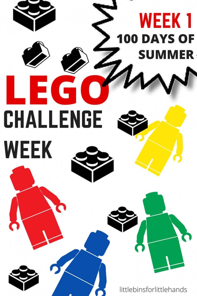 LEGO Building Challenge Week for 100 Days of Summer STEM