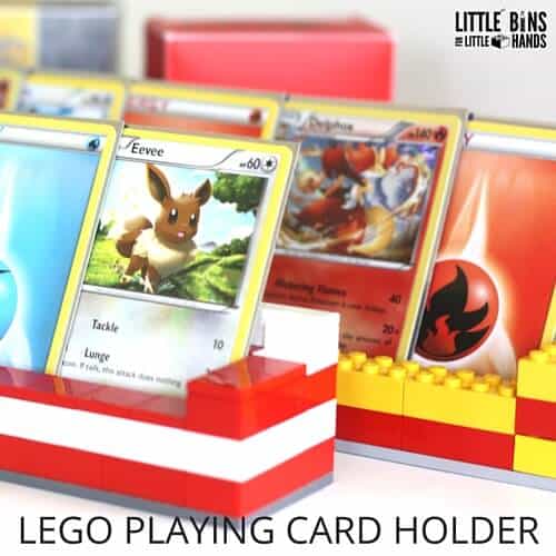 LEGO Playing Card Holders for Kids Card Games