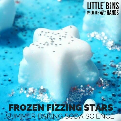 Frozen Stars Fizzy Baking Soda Science for Kids