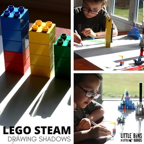 Drawing Shadows Steam Activity With Lego For Kids