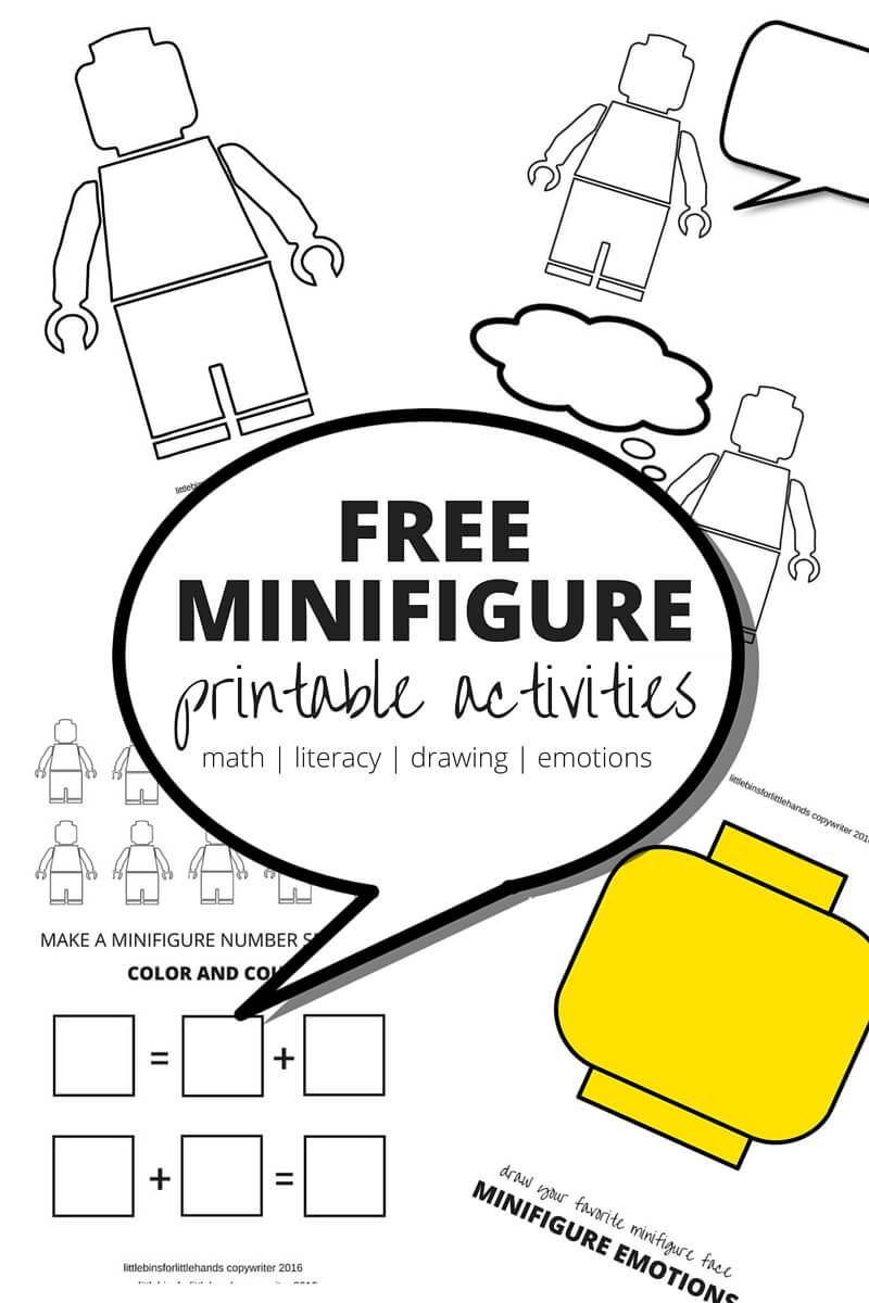 LEGO Learning Pages Free Printables For Kids