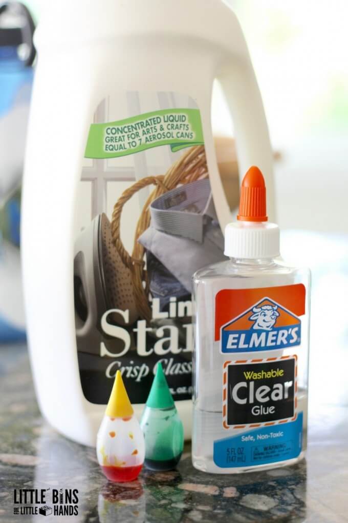 Slime with Liquid Starch and Clear Elmers Glue 
