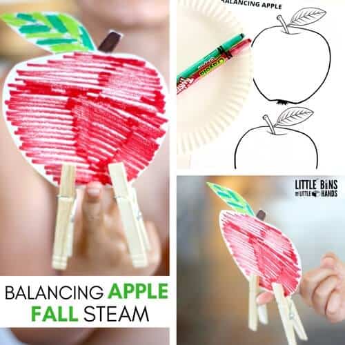 Balancing Apple Fall STEM Activity
