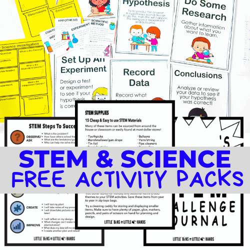 STEM Worksheets (FREE Printables)