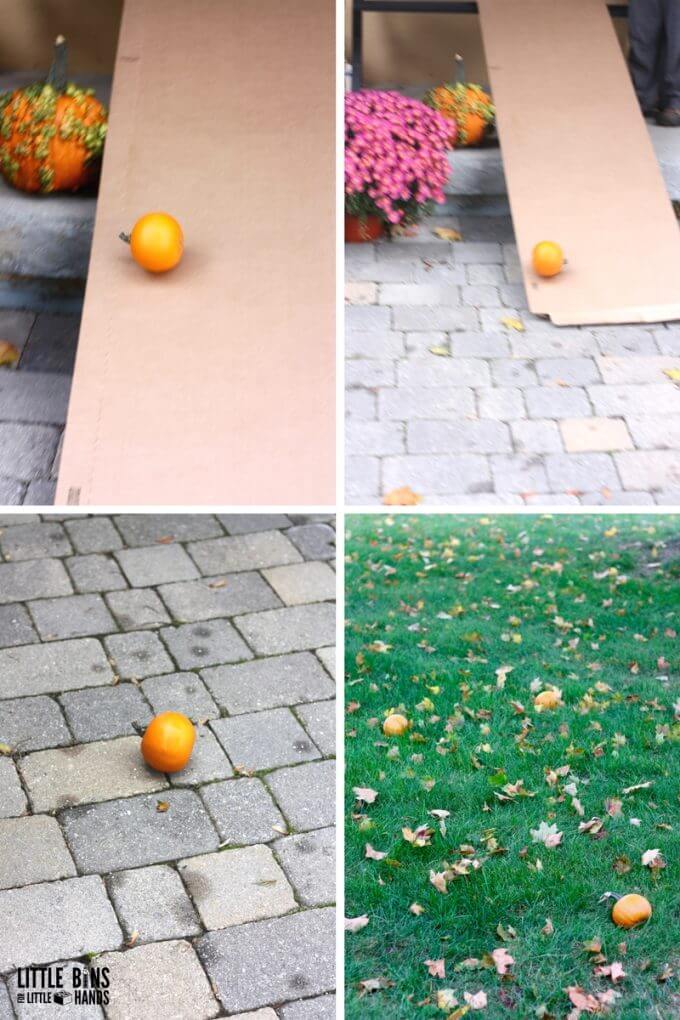 Rolling Pumpkins Explores Force and Motion for Physics