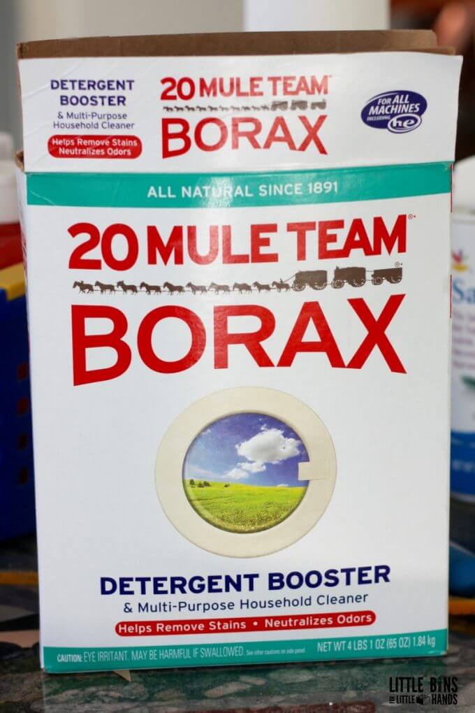 Borax Crystal Growing Science Experiment