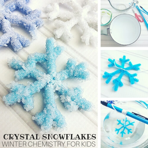 How to Make Borax Crystal Snowflakes