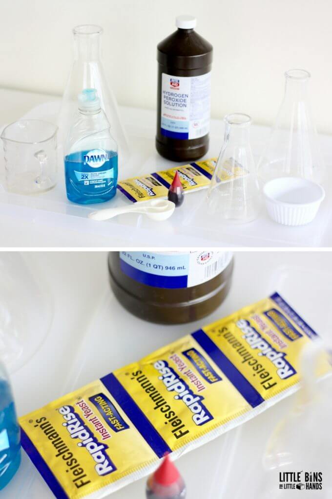 hydrogen-peroxide-yeast-science-experiment