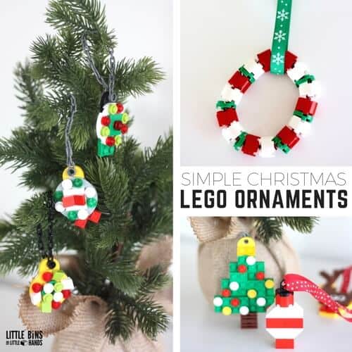LEGO Christmas Ornaments For Kids To Make