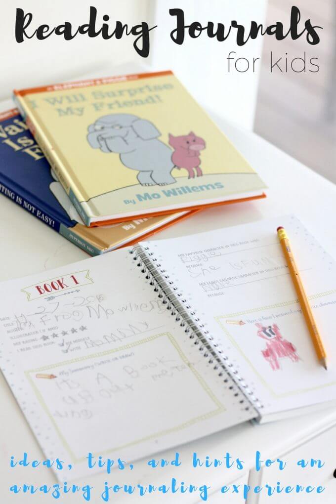 Reading journals and starting reading journals for kids and their adsts. Our favorite tips and hints for creating an amazing journaling experience for kids and encourage a love of reading through a reading journal