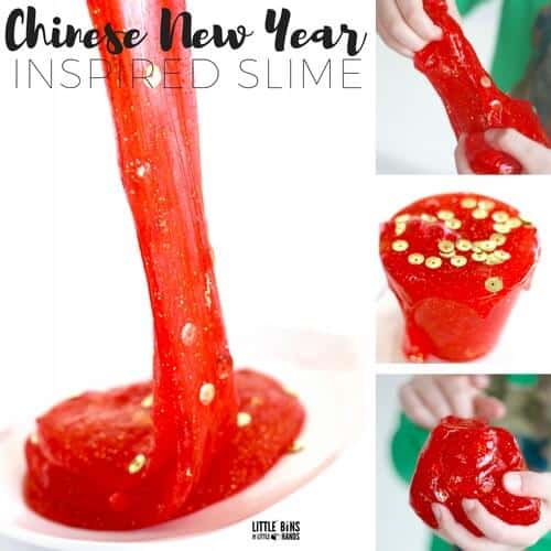 Chinese New Year Slime Science for Kids