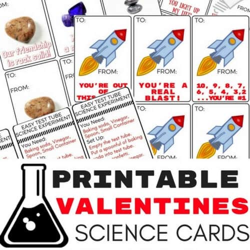 Science Valentines For Kids (Free Printables)