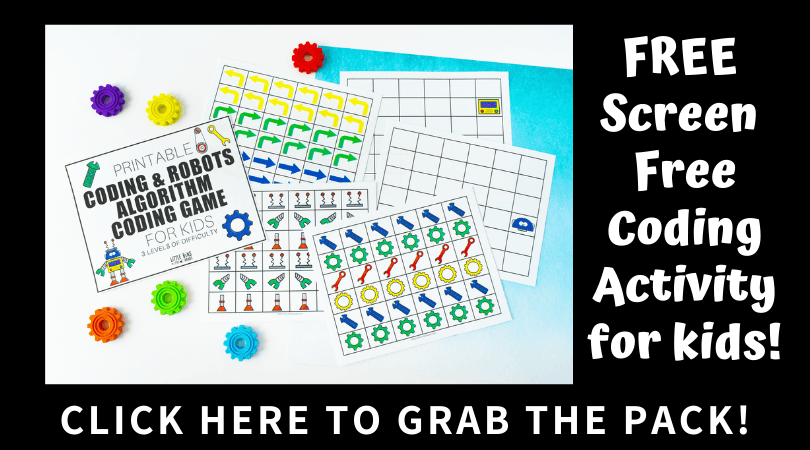 Algorithm Game For Kids (Free Printable)