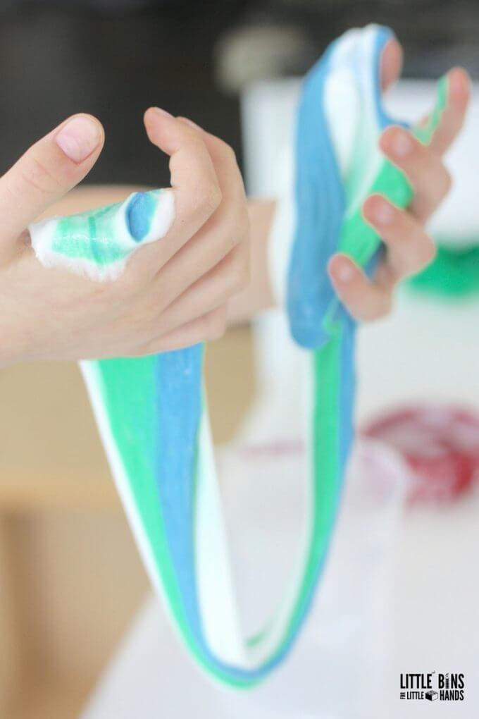 Make slime that stretches! Easy slime recipe without borax and starch